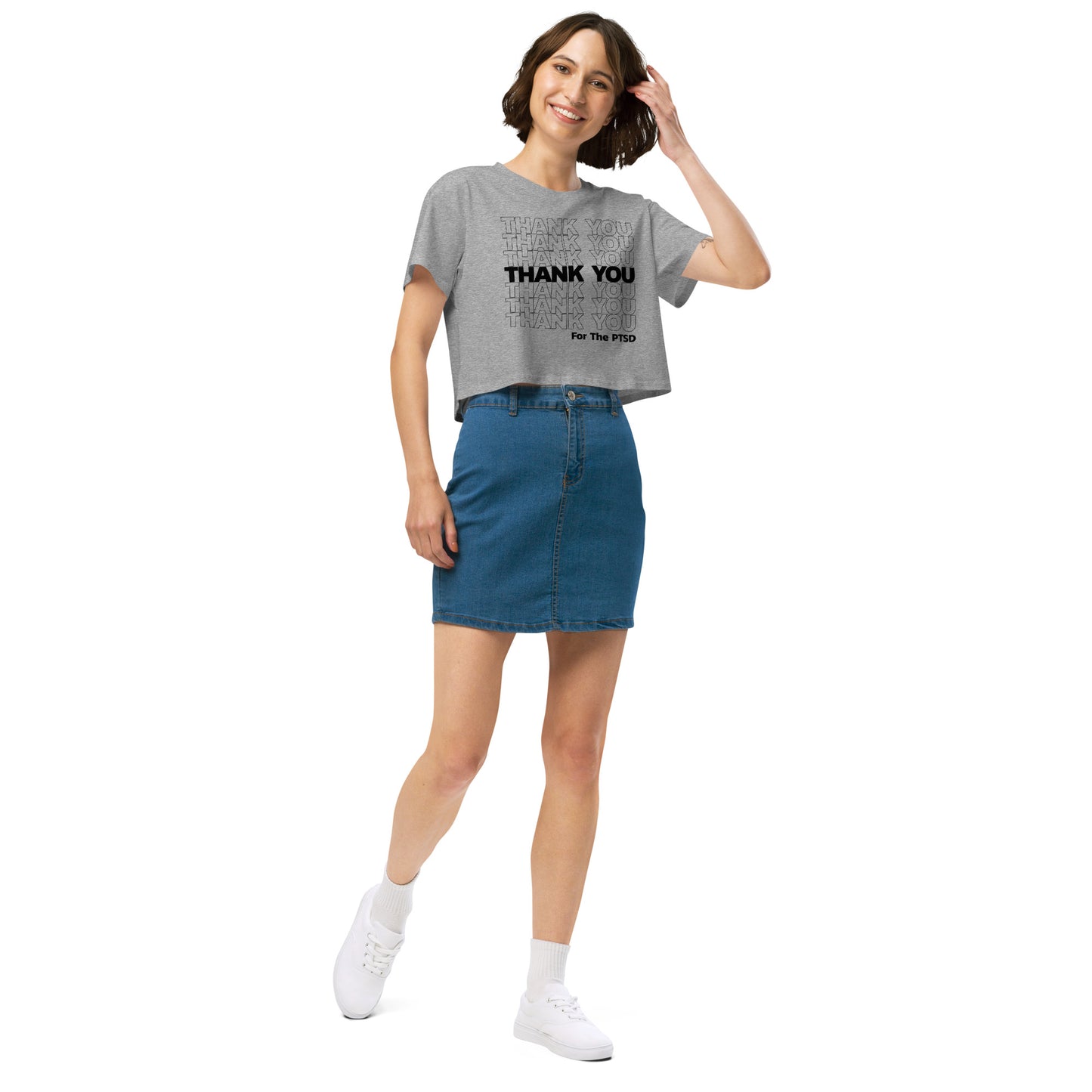 Thanks Again! Crop Top