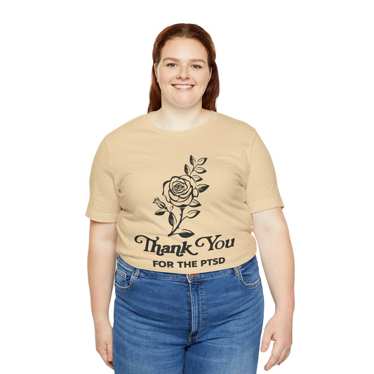 Thanks Babe(!) Soft Cream Unisex Jersey Short Sleeve Tee