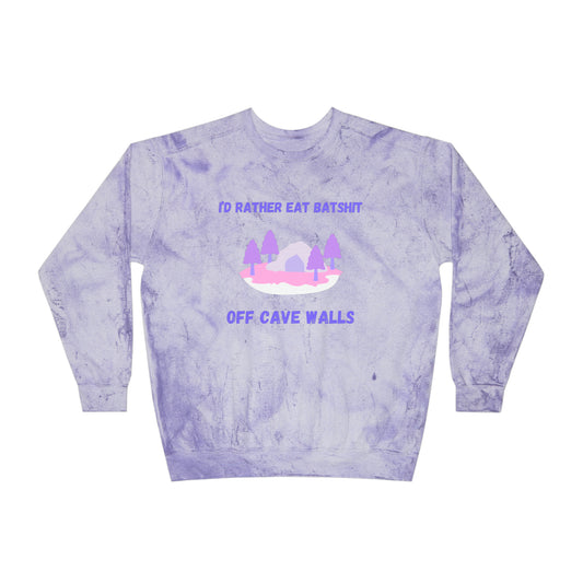 Batshit Color Blast Crewneck Sweatshirt